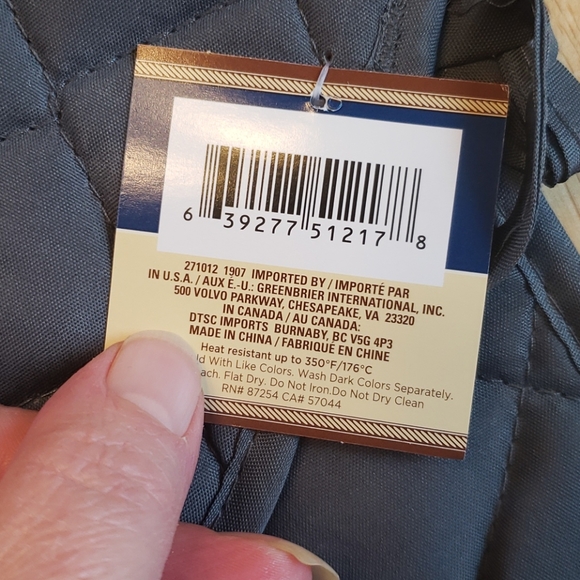 Pocket pot holder set " Bring me Wine" - Picture 5 of 6